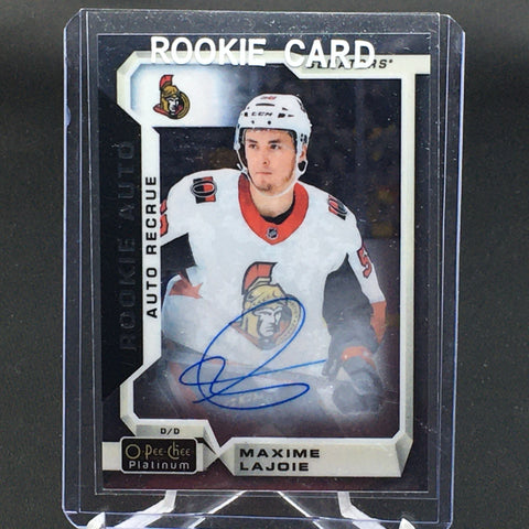 2018 UPPER DECK O-PEE-CHEE PLATINUM - ROOKIE AUTO - M. LAJOIE - #R-ML - AUTOGRAPH