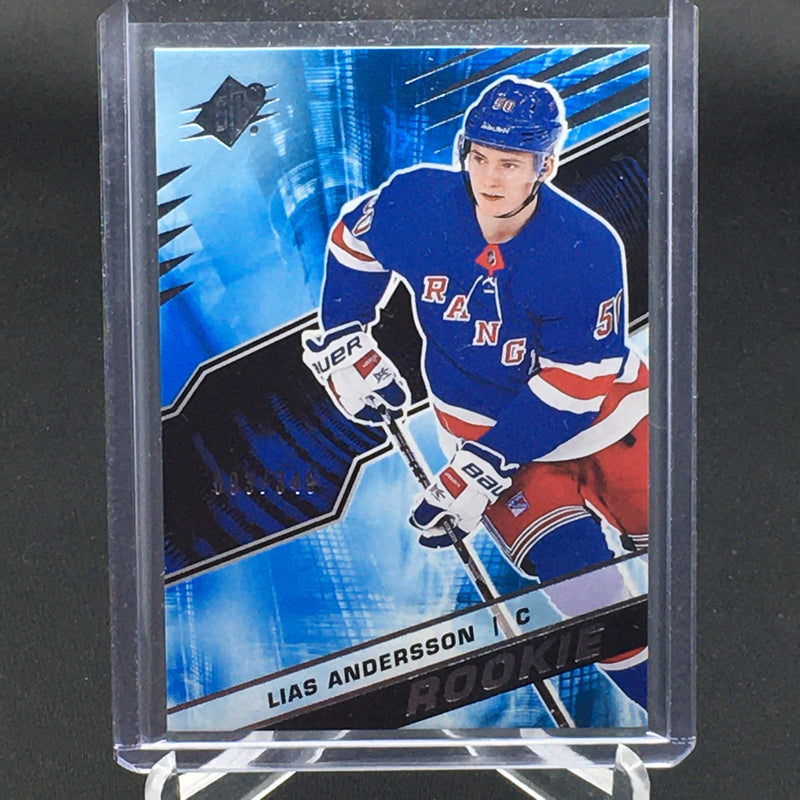 2018 UPPER DECK SPX HOCKEY - ROOKIE - L. ANDERSSON - #R-LA - #'D/349 - RC