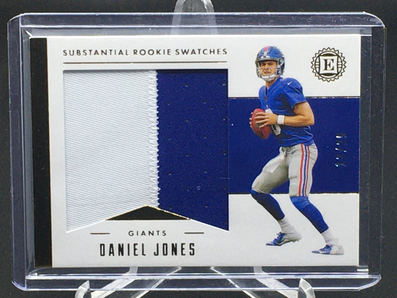 2019 PANINI ENCASED FOOTBALL - SUBSTANTIAL ROOKIE PATCHES - D. JONES - #SRSB - #'D/25 - AUTOGRAPH