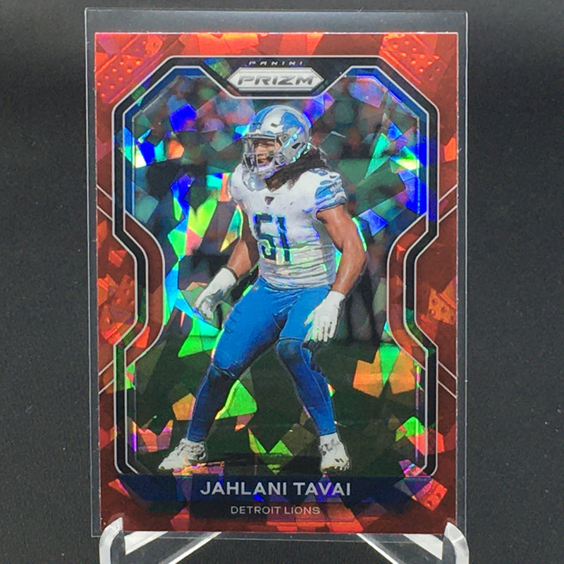 2020 PANINI PRIZM - RED CRACKED ICE PRIZM - J. TAVAI -