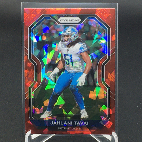2020 PANINI PRIZM - RED CRACKED ICE PRIZM - J. TAVAI - #203