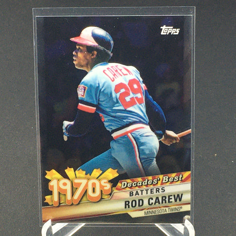 2020 TOPPS SERIES TWO - CHROME - 1970'S DECADES BEST - R. CAREW - #DBC-44