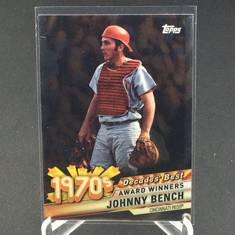 2020 TOPPS SERIES TWO - CHROME - 1970S DECADES BEST - J. BENCH - #DBC-34