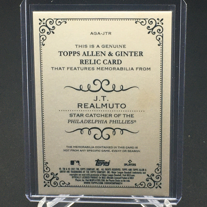 2021 TOPPS ALLEN & GINTER - J. REALMUTO -