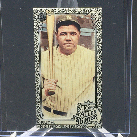 2019 TOPPS ALLEN & GINTER - MINI - THE WORLD'S CHAMPIONS - B. RUTH - #3