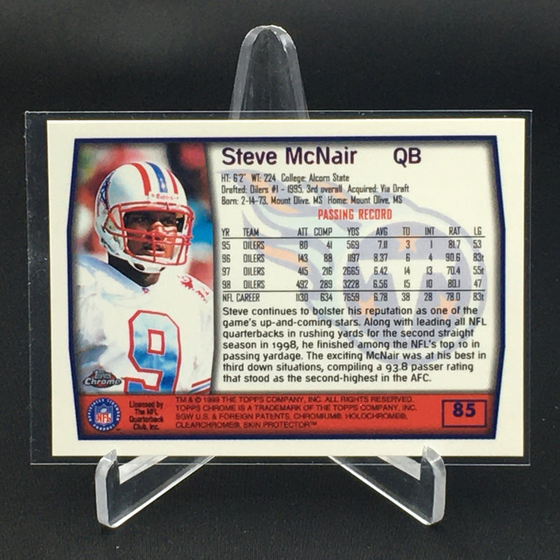 1999 TOPPS CHROME - S. MCNAIR -