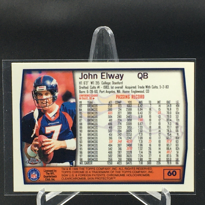 1999 TOPPS CHROME - J. ELWAY -