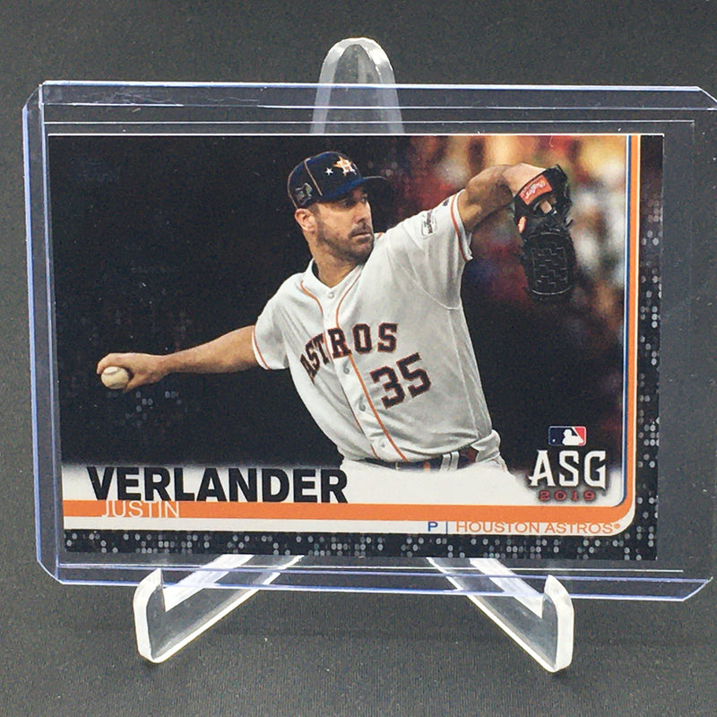 2019 TOPPS UPDATE SERIES - BLACK - J. VERLANDER - #US96 - #'D/67