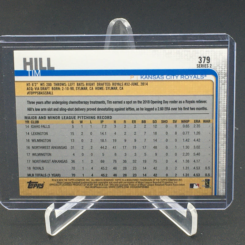 2019 TOPPS SERIES TWO - 150 YEARS STAMP - T. HILL -