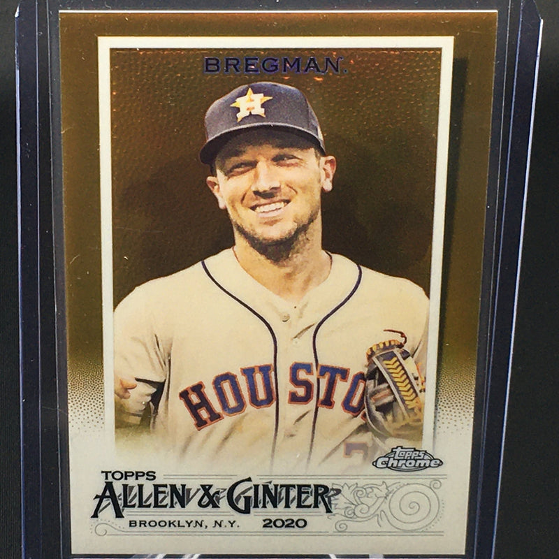 2020 TOPPS ALLEN & GINTER CHROME - GOLD - A. BREGMAN - #36 - #'D/50