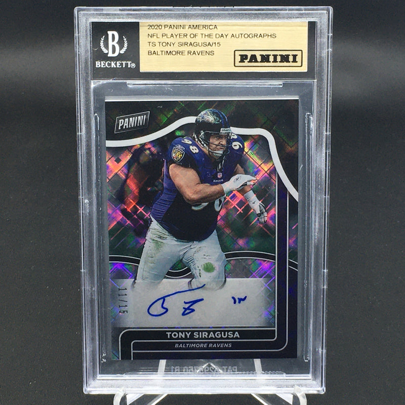 2020 PANINI PLAYER OF THE DAY FOOTBALL - T. SIRAGUSA -