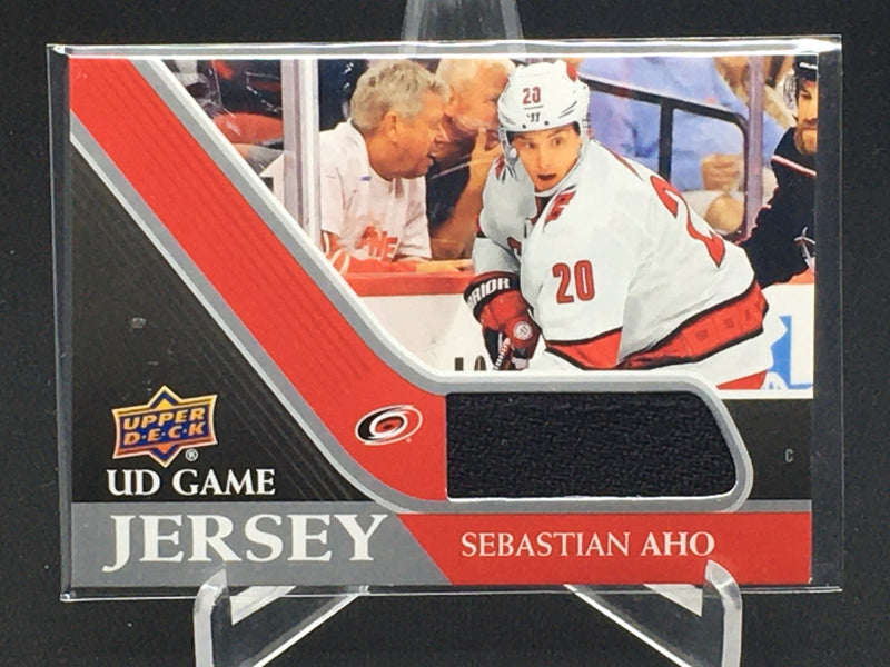 2020 UPPER DECK SERIES ONE - UD GAME JERSEY - S. AHO -