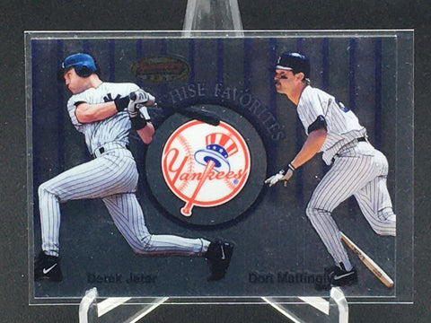 1999 TOPPS BOWMAN BEST - FRANCHISE FAVORITES - D. JETER/ D. MATTINGLY - #FR1C