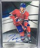 2019 UPPER DECK SP GAME USED HOCKEY - J. KOTKANIEMI - #2 - #'D/5 - AUTOGRAPH