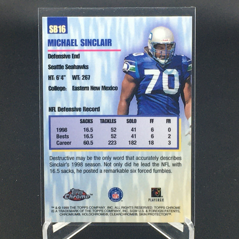 1999 TOPPS CHROME - SEASONS BEST- M. SINCLAIR -