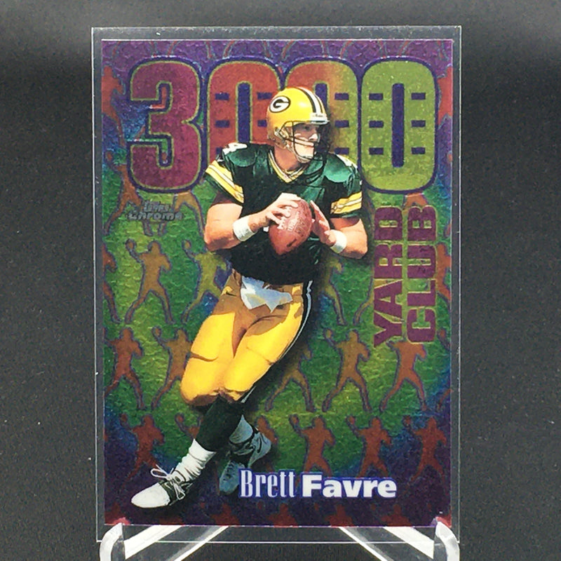 1999 TOPPS CHROME - 3000 YARD CLUB - B. FAVRE -