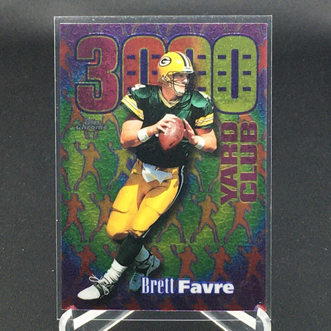 1999 TOPPS CHROME - 3000 YARD CLUB - B. FAVRE - #AE21