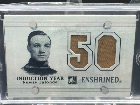2011 LEAF  IN THE GAME - ENSHRINED -  N. LALONDE - #IY-08 - SILVER VERSION