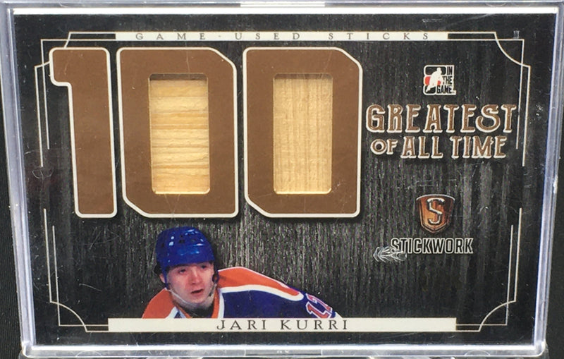 2017 LEAF IN THE GAME - STICKWORK - GREATEST OF ALL TIME - J. KURRI - #GAT-27 - #'D/25