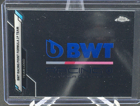 2020 TOPPS CHROME F1 - TEAM LOGO - BWT RACING POINT FORMULA 1 TEAM - #118