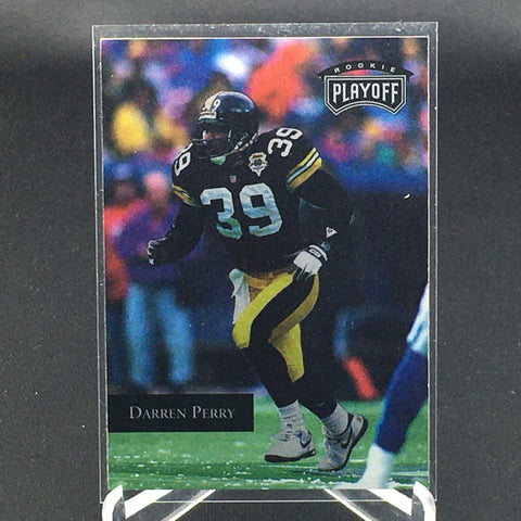 1992 PLAYOFF TEKCHROME - ROOKIE PLAYOFF - D. PERRY - #147 - RC