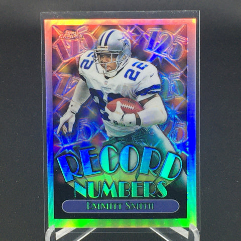 1999 TOPPS CHROME - RECORD NUMBERS - E. SMITH - #RN3 - REFRACTOR
