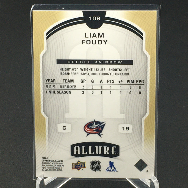 2020 UPPER DECK ALLURE - DOUBLE RAINBOW - L. FOUDY -