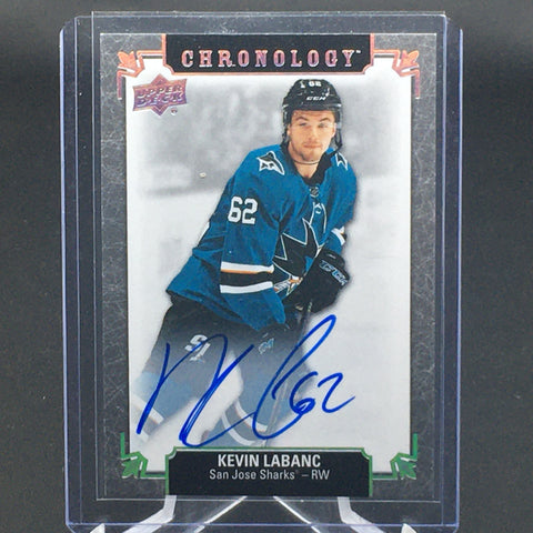 2018 UPPER DECK CHRONOLOGY - K. LABANC - #FH-SA-KL - AUTOGRAPH