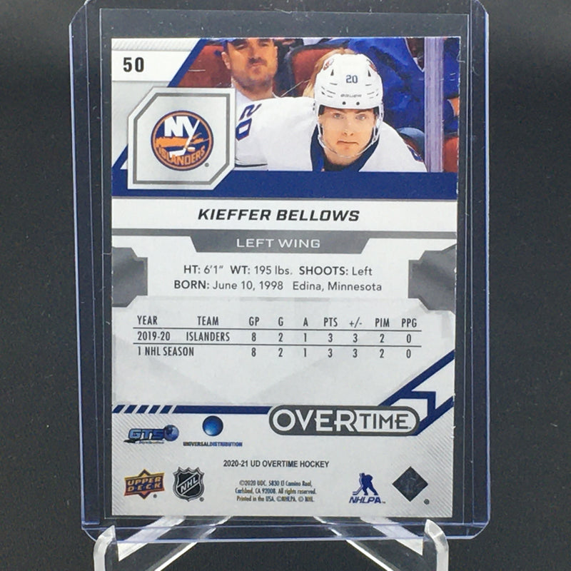 2020 UPPER DECK OVERTIME - ROOKIES - K. BELLOWS -