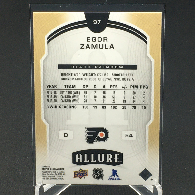 2020 UPPER DECK ALLURE - BLACK RAINBOW - E. ZAMULA -