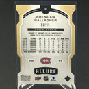 2020 UPPER DECK ALLURE - GREEN QUARTZ - B. GALLAGHER - #2 - #'D/99