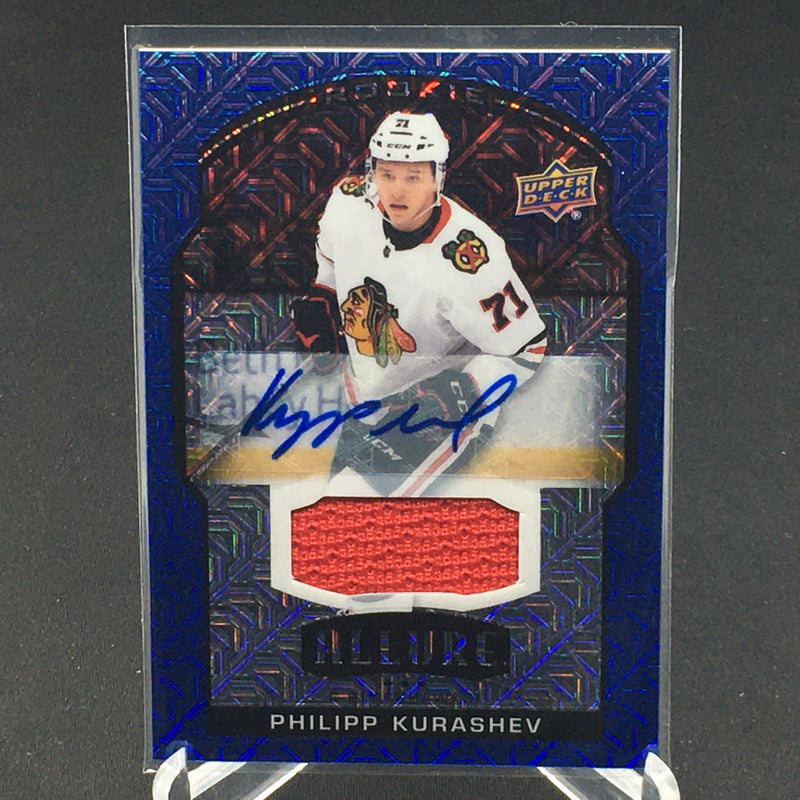 2020 UPPER DECK ALLURE - BLUE LINE AUTO JERSEY - P. KURASHEV - #88 - #'D/75 - AUTOGRAPH - RC