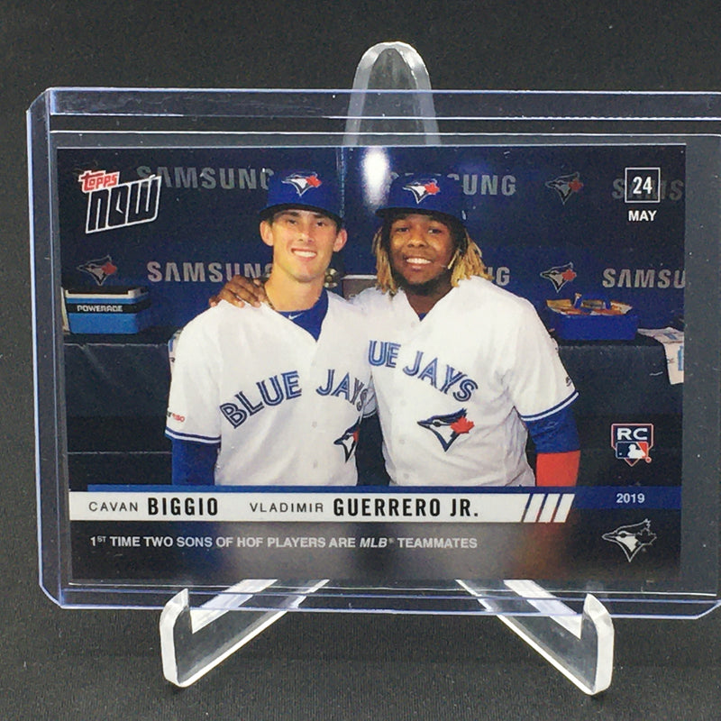 2019 TOPPS NOW - G. BIGGIO/ V. GUERRERO JR. -