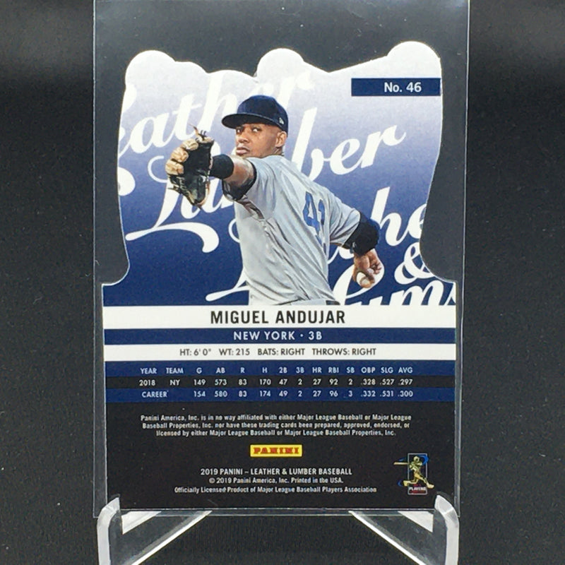 2019 PANINI LEATHER AND LUMBER - M. ANDUJAR -
