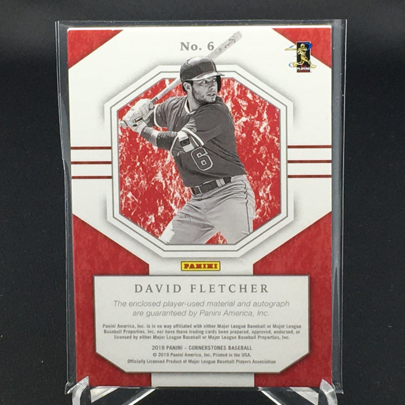 2019 PANINI CORNERSTONES - D. FLETCHER - #6 - #'D/99 - AUTOGRAPH - QUAD JERSEY - RC