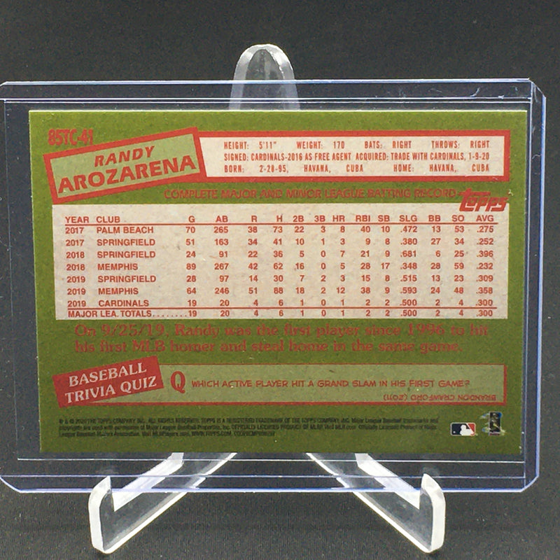 2020 TOPPS 35TH ANNIVERSARY - SILVER PACK  - R. AROZARENA -