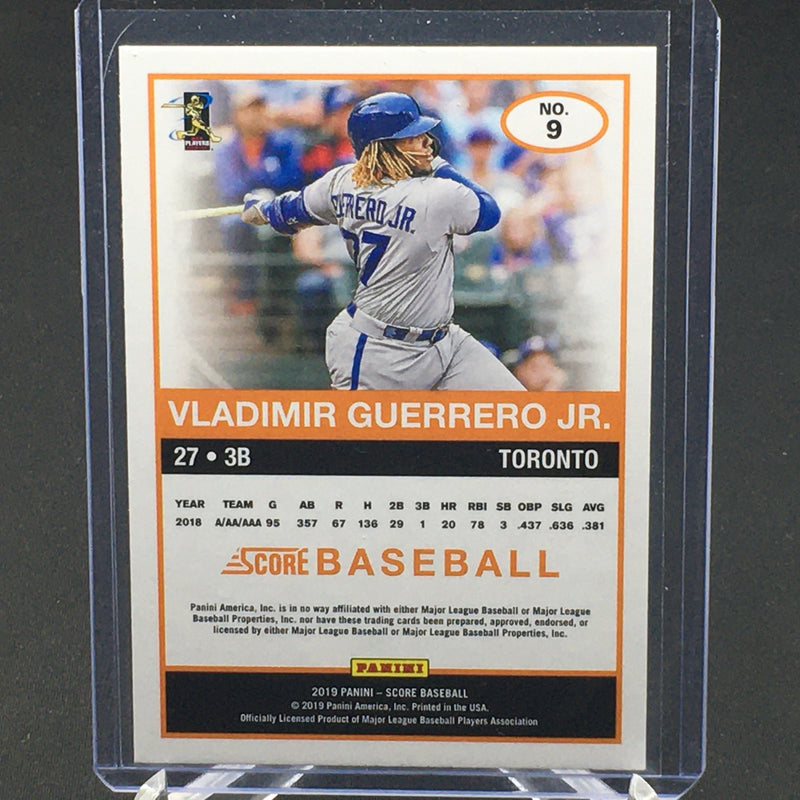 2019 PANINI SCORE - V. GUERRERO JR. -
