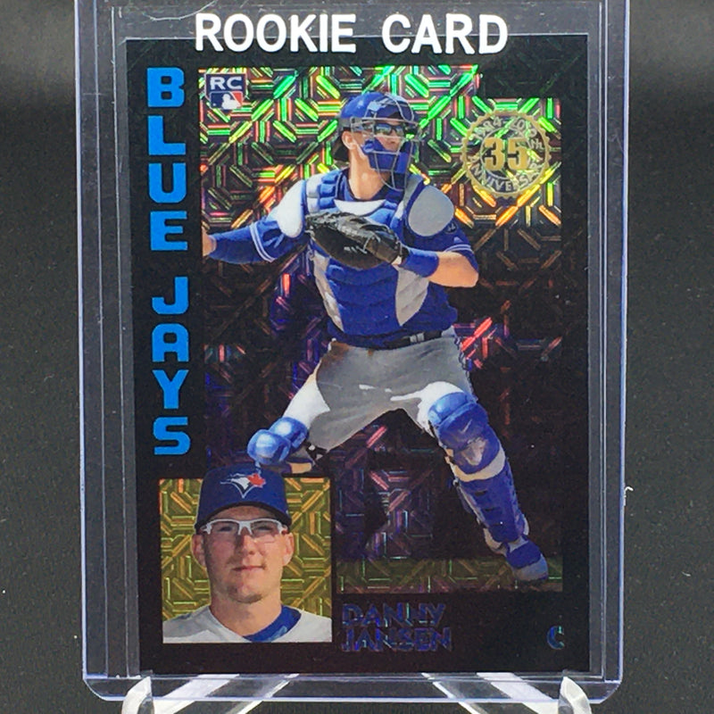 2019 TOPPS - 35TH ANNIVERSARY - D. JANSEN - #T84-43 - #'D/199 - REFRACTOR - BLACK BORDER - RC