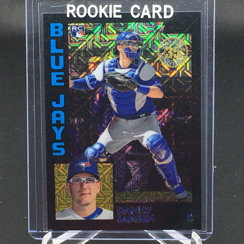 2019 TOPPS - 35TH ANNIVERSARY - D. JANSEN - #T84-43 - #'D/199 - REFRACTOR - BLACK BORDER - RC