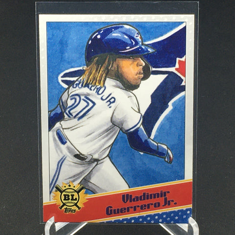 2020 TOPPS BIG LEAGUE - STAR CARICATURE REPRODUCTION - V. GUERRERO JR. - #SCO-VG