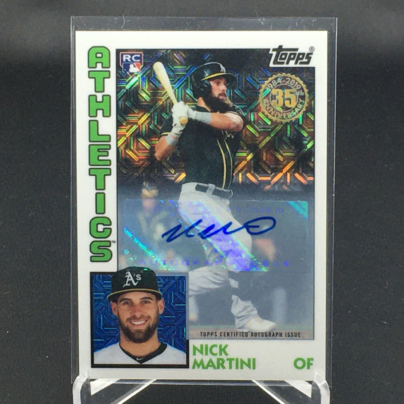 2019 TOPPS - 35TH ANNIVERSARY - N. MARTINI - #T84-29 - #'D/149 - REFRACTOR - AUTOGRAPH - RC