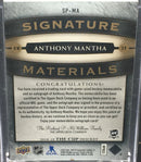 2018 UPPER DECK THE CUP - SIGNATURE MATERIALS - A. MANTHA - #SP-MA- #'D/99 - RELIC - AUTOGRAPH
