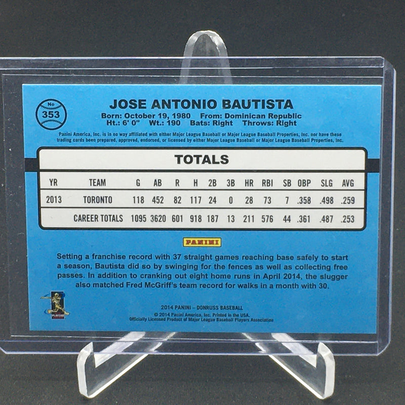 2014 PANINI DONRUSS - J. BAUTISTA -