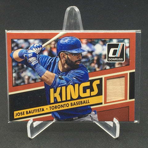 2015 PANINI DONRUSS - BAT KINGS - J. BAUTISTA - #15 - BAT RELIC