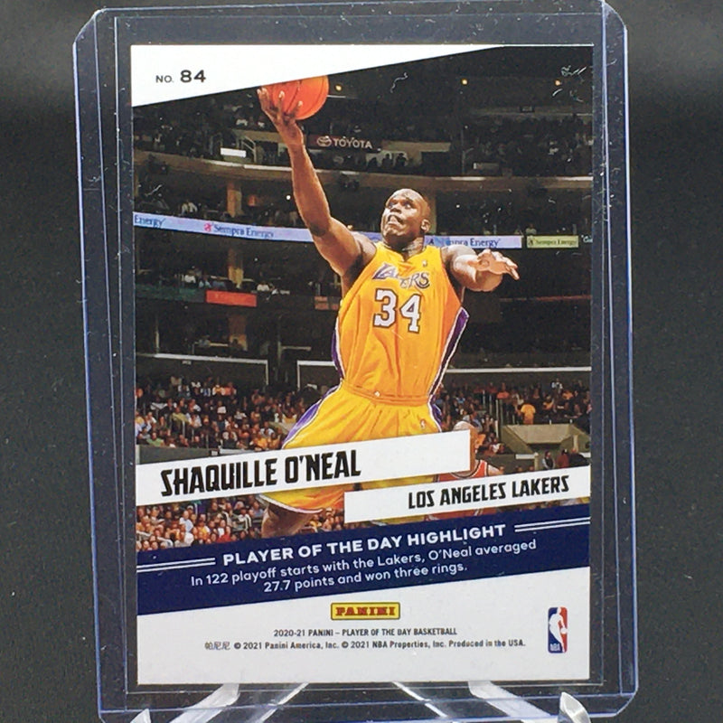 2020 PANINI PLAYER OF THE DAY BASKETBALL - S. O.NEAL -