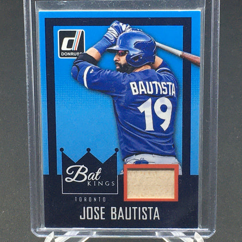 2016 PANINI DONRUSS - BAT KINGS - J. BAUTISTA - #BK-JB - BAT RELIC
