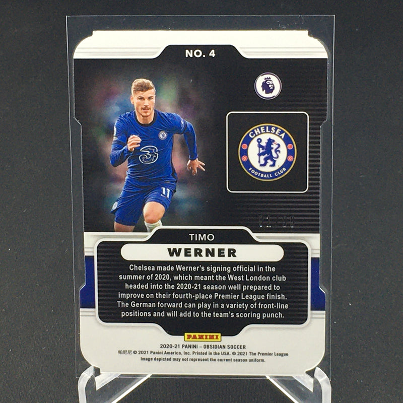 2020 PANINI OBSIDIAN - TUNNEL VISION - T. WERNER - #4 - #'D/99