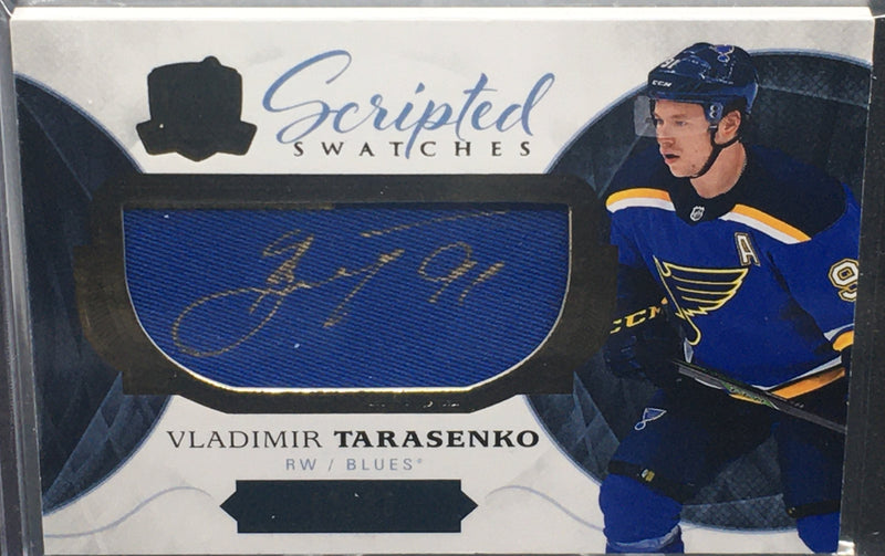 2017 UPPER DECK THE CUP - SCRIPTED SWATCHES - V. TARASENKO - #SW-VT - #'D/35 - AUTOGRAPH