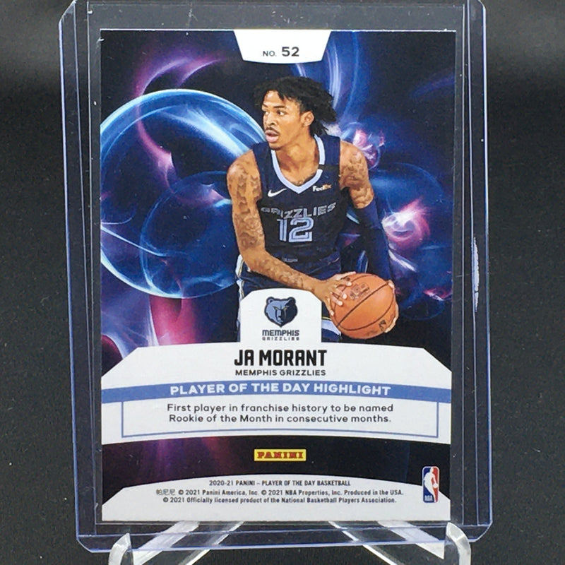 2020 PANINI PLAYER OF THE DAY BASKETBALL - J. MORANT -