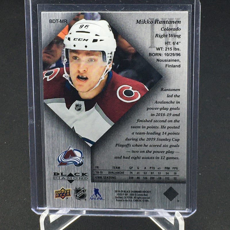2019 UPPER DECK BLACK DIAMOND - TRIBUTE - M. RANTANEN - #BDT-MR - #'D/99